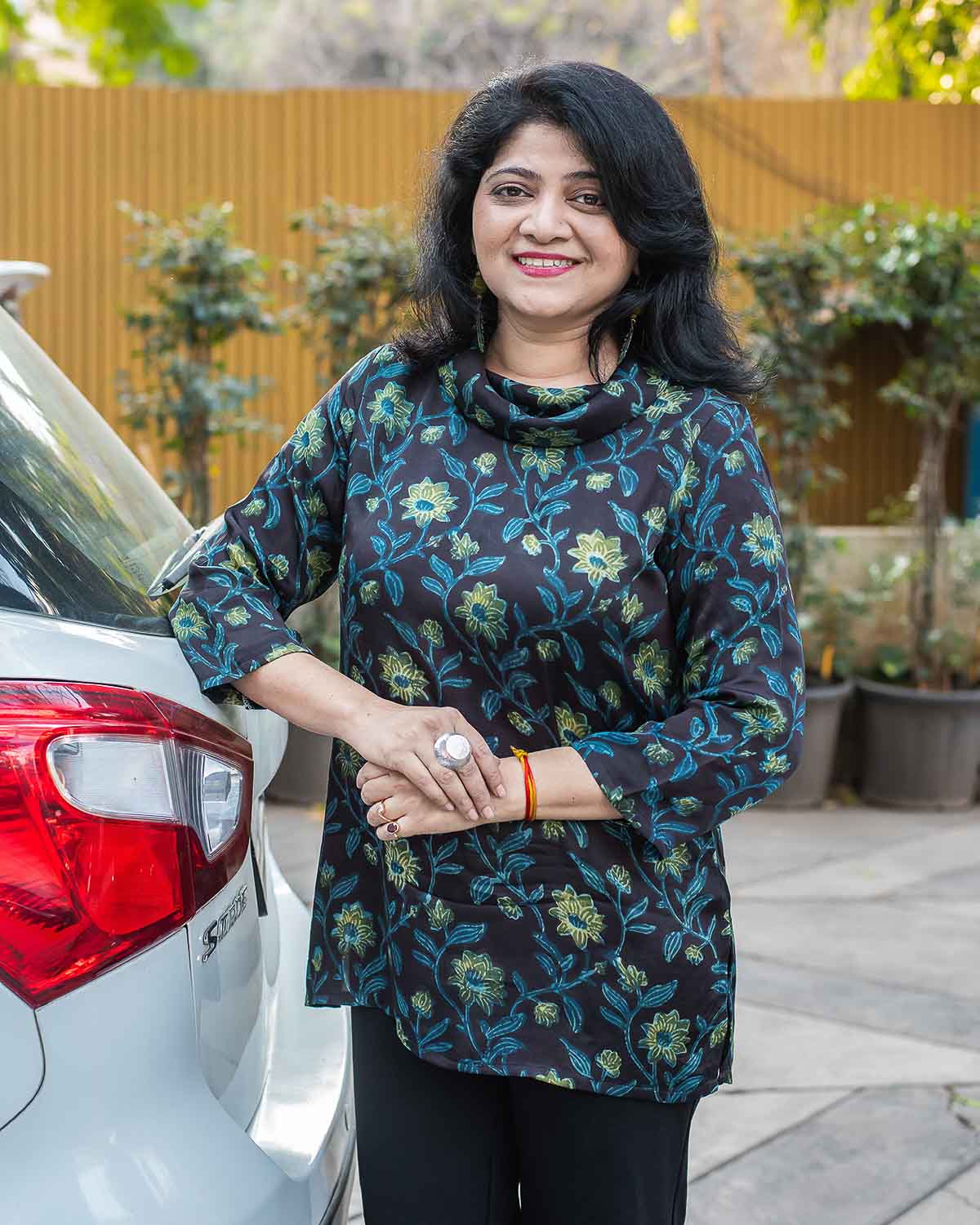 Modal silk Black Short Kurta for women – Rush Me Fashions Pune
