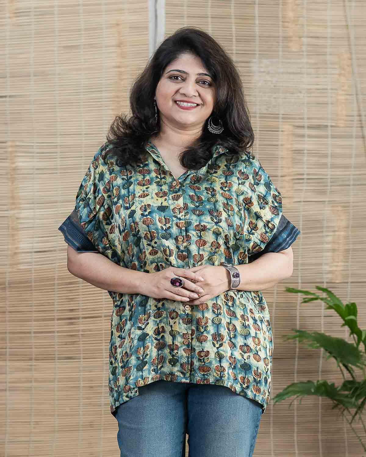 Modal silk comfort fit casual shirt