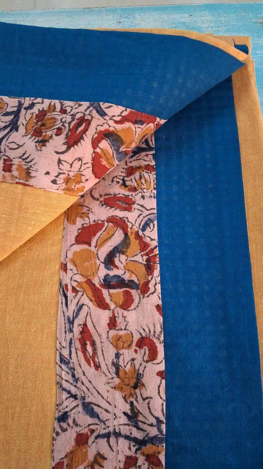 Kalamkari & Bhujodi embroidery
