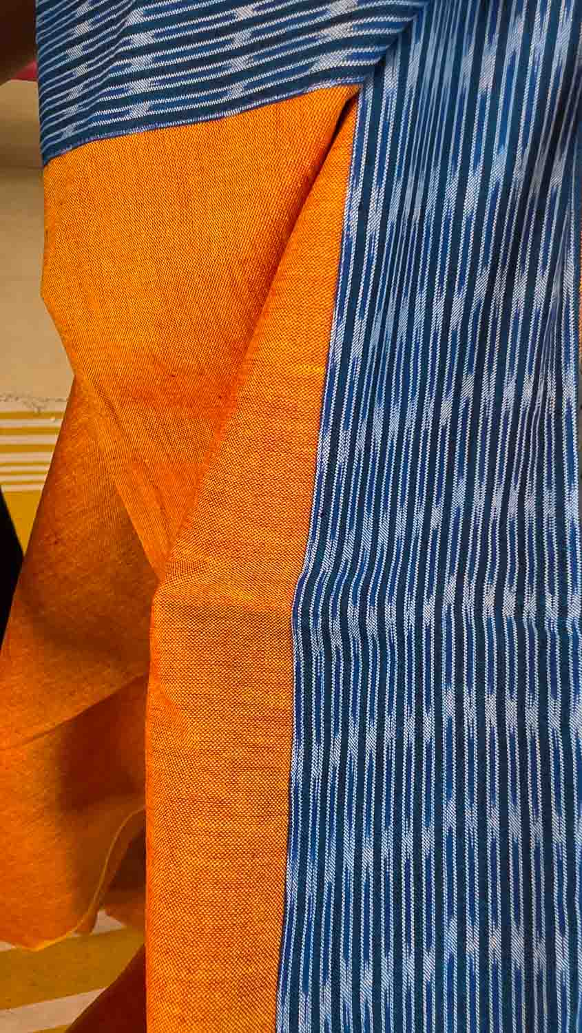 Orange with ikkat & banjara