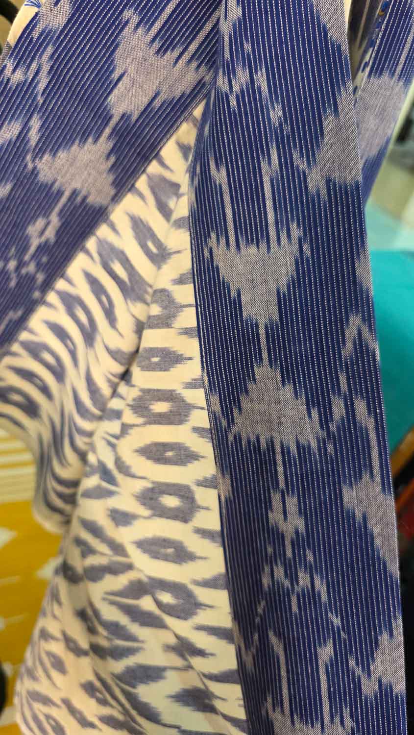 Exclusive ikkat weaves collage patchwork
