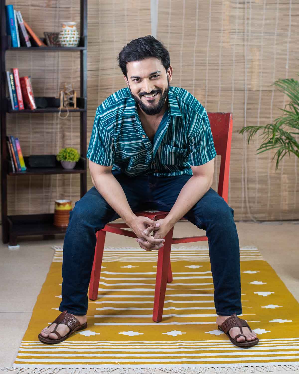 Signature Slub fabric Men's Shirt