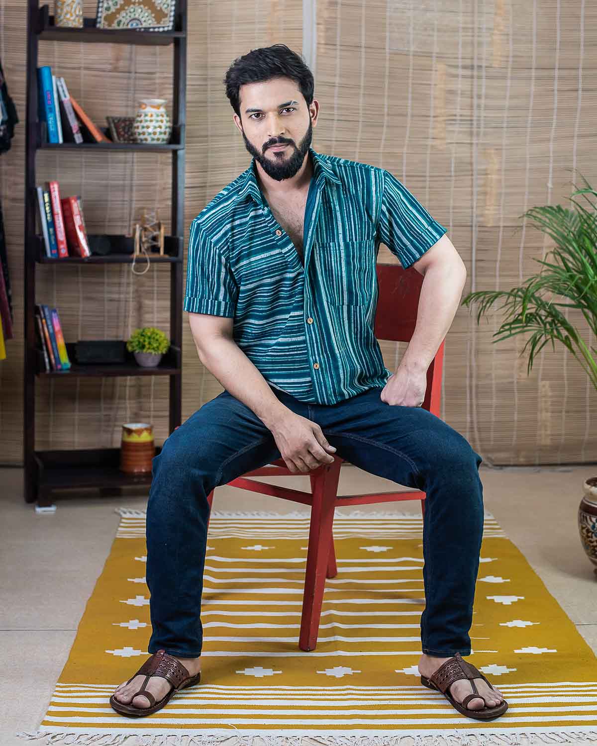 Signature Slub fabric Men's Shirt