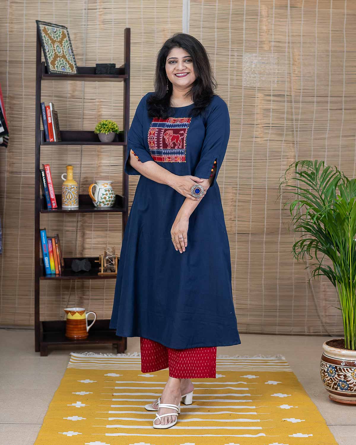 Exclusive Sambalpur ikkat Dress cum Kurta for women – Rush Me Fashions Pune