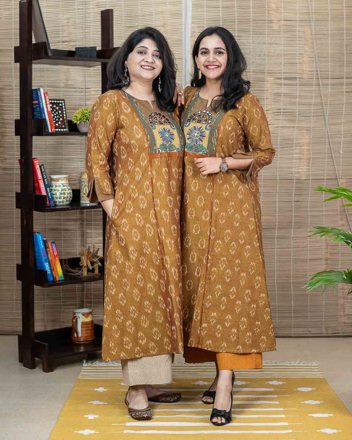 Exclusive Pen kalamkari Ikkat Kurta