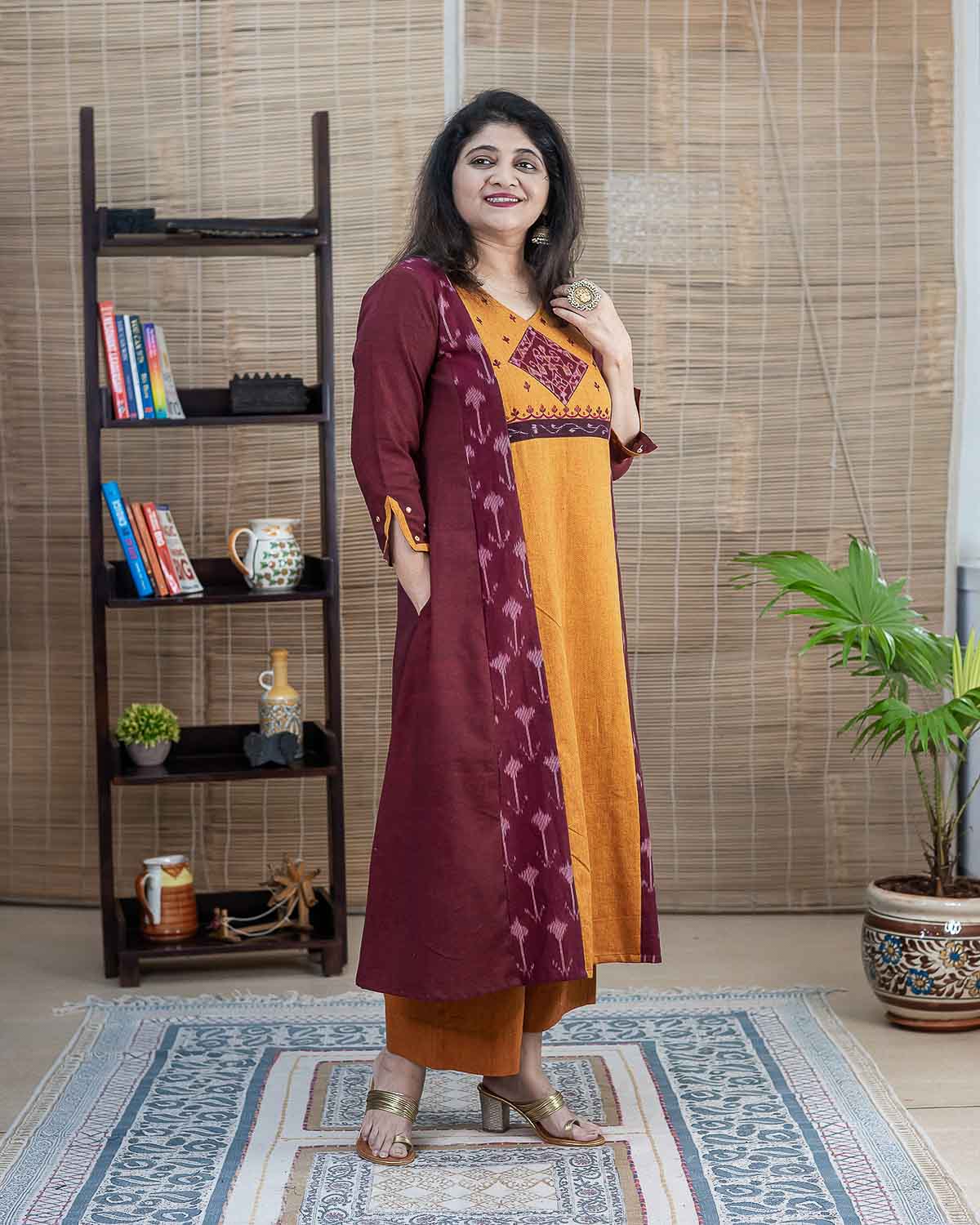 Exclusive Telangana & Odisha Ikkat Kurta