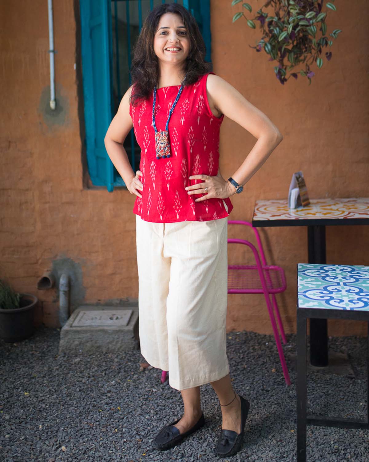 Cream Solid Cullotes