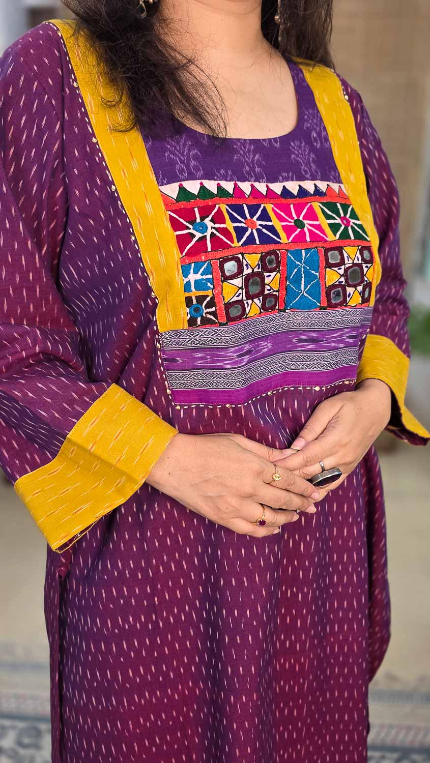 Exclusive Sambalpur & Telangana ikkats. Jamdani with Banjara handwork
