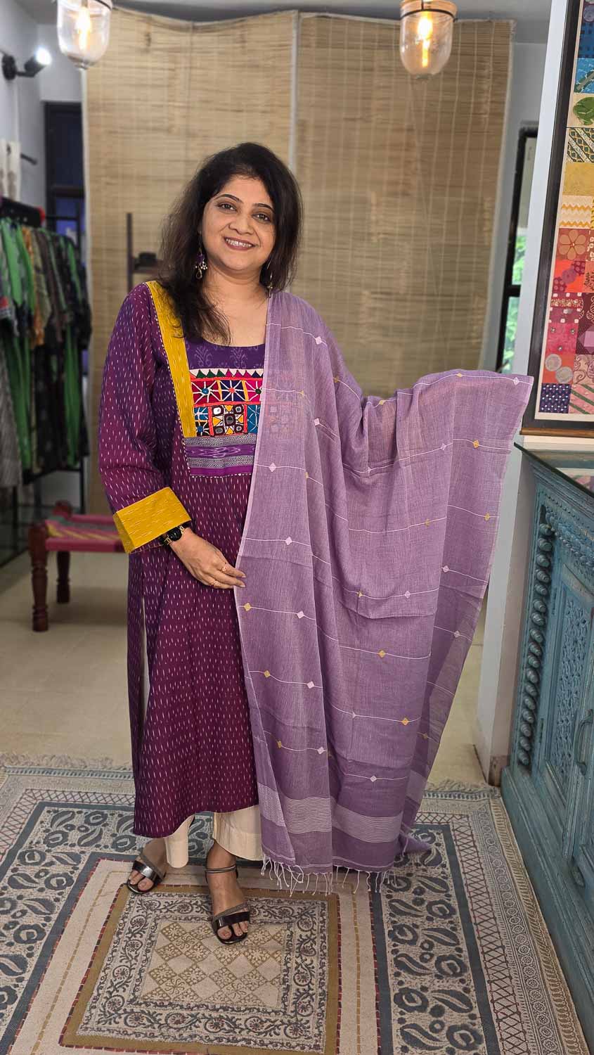 Exclusive Sambalpur & Telangana ikkats. Jamdani with Banjara handwork