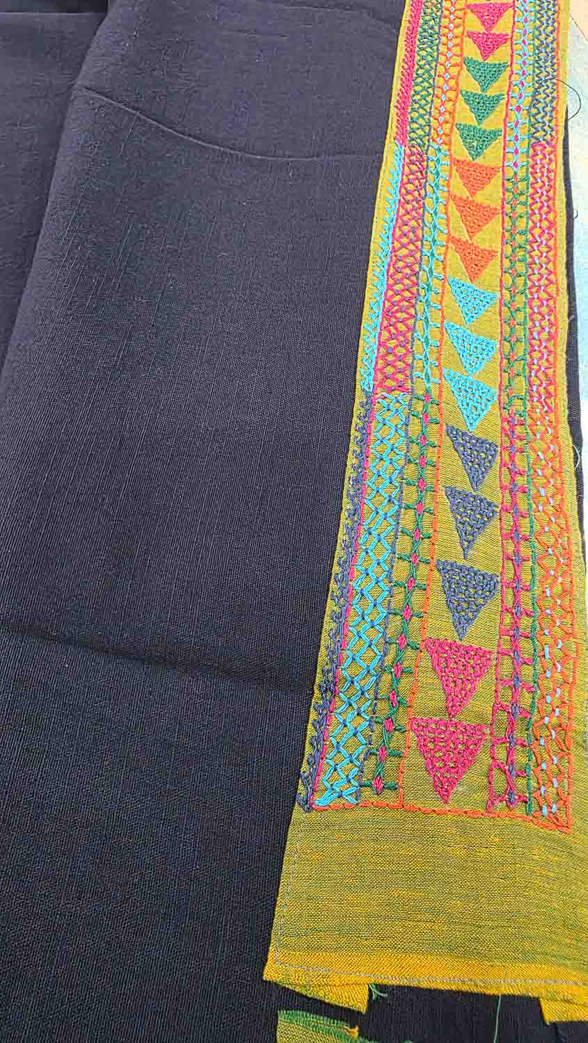 Lambani handwork Patterned kurta fabric