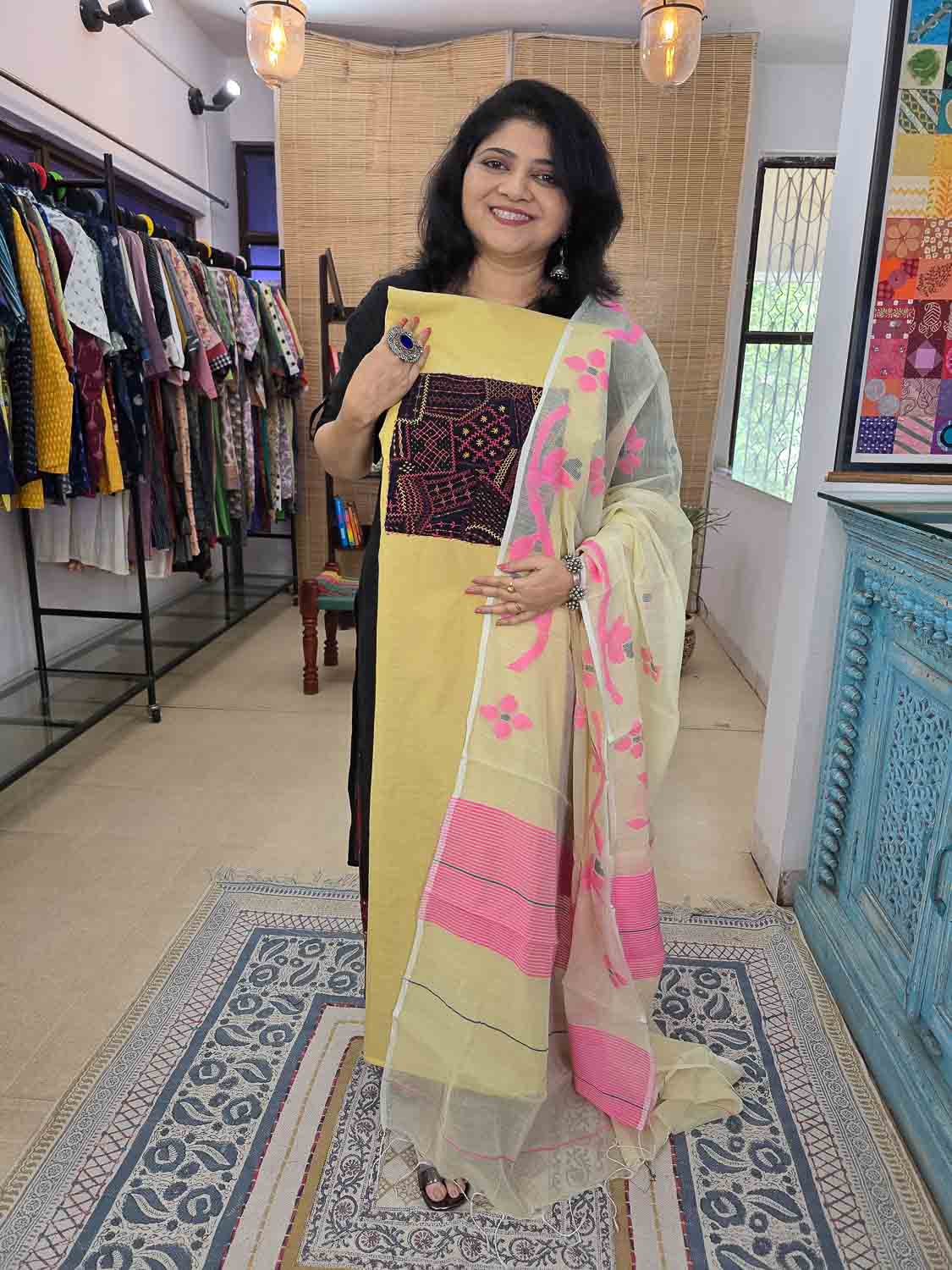 Lambani With Jamdani. Top dupatta only