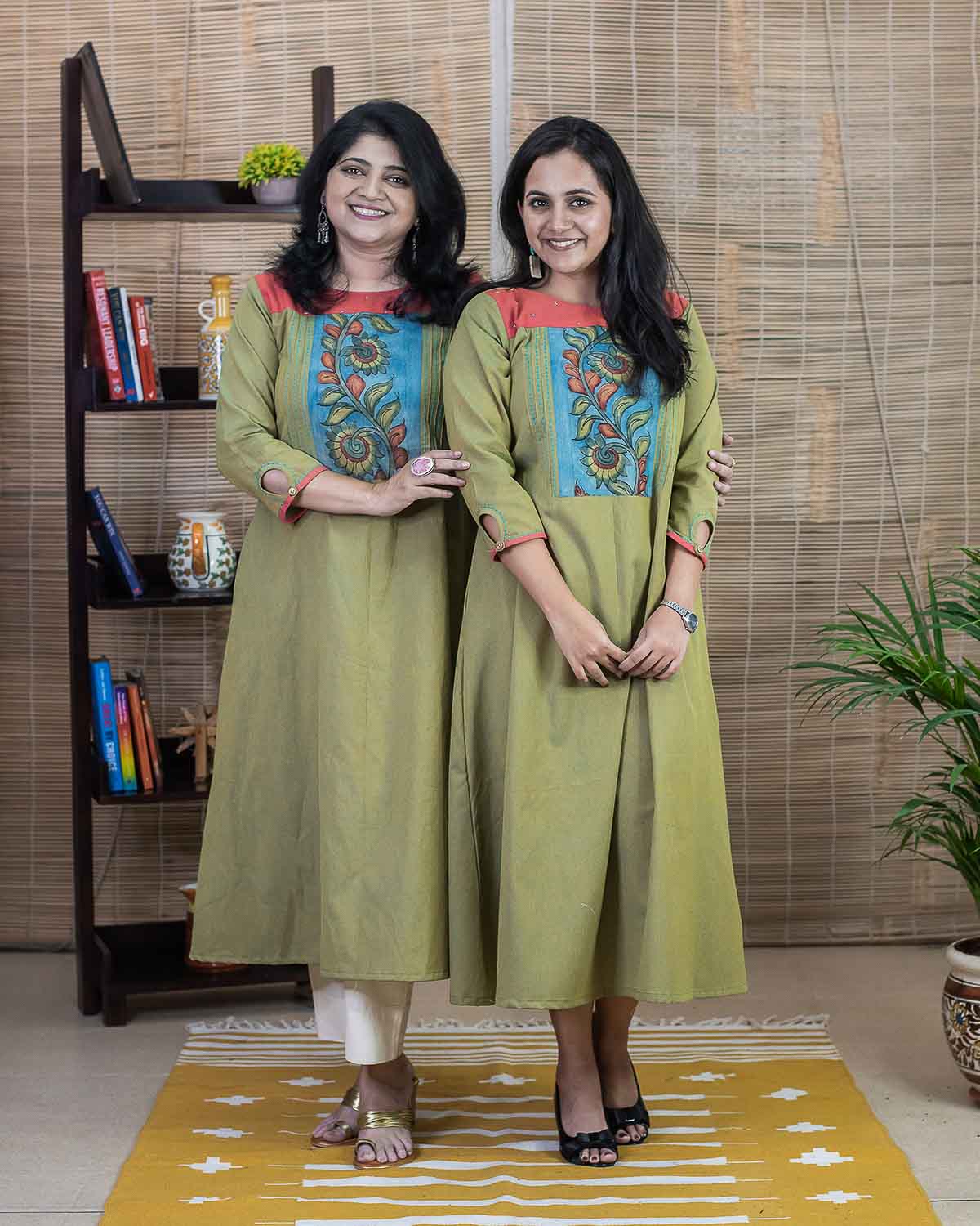 Exclusive Pen kalamkari dress cum kurta