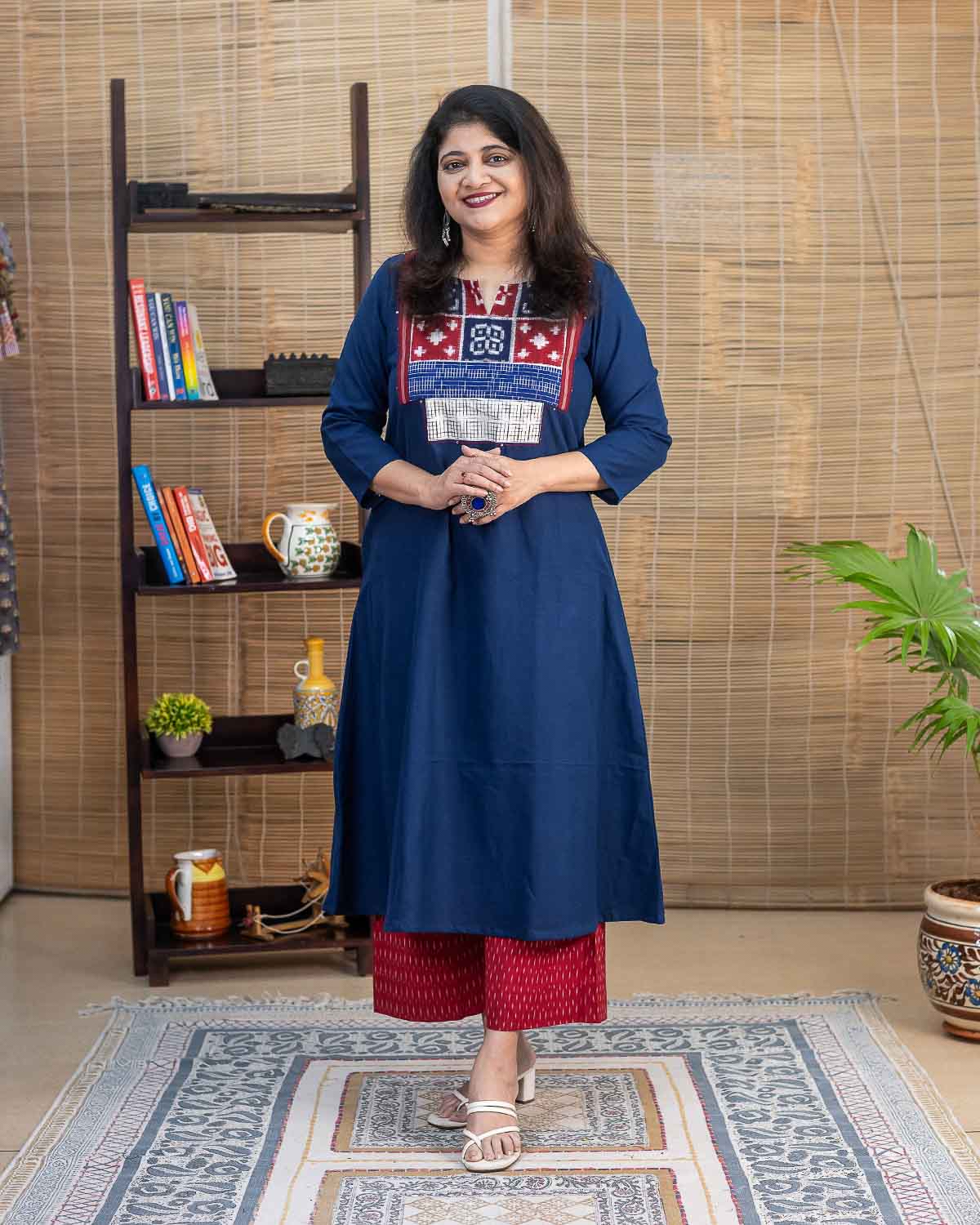 Exclusive Telia Ikkat Kurta