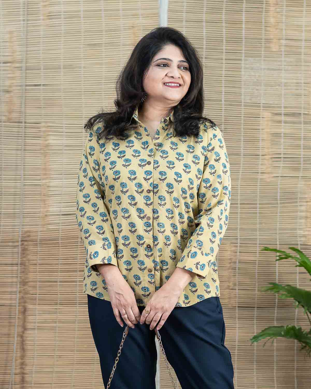 Formal Wear Ajrakh shirt